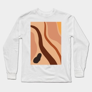 Abstract Earth Tones 4.5 Long Sleeve T-Shirt